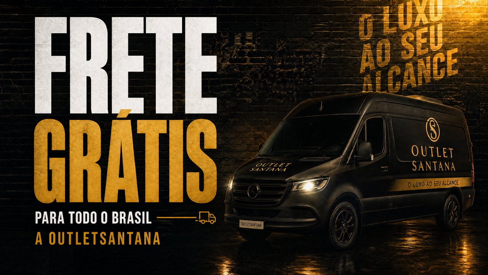 Frete grátis para todo o Brasil — Outlet Santana